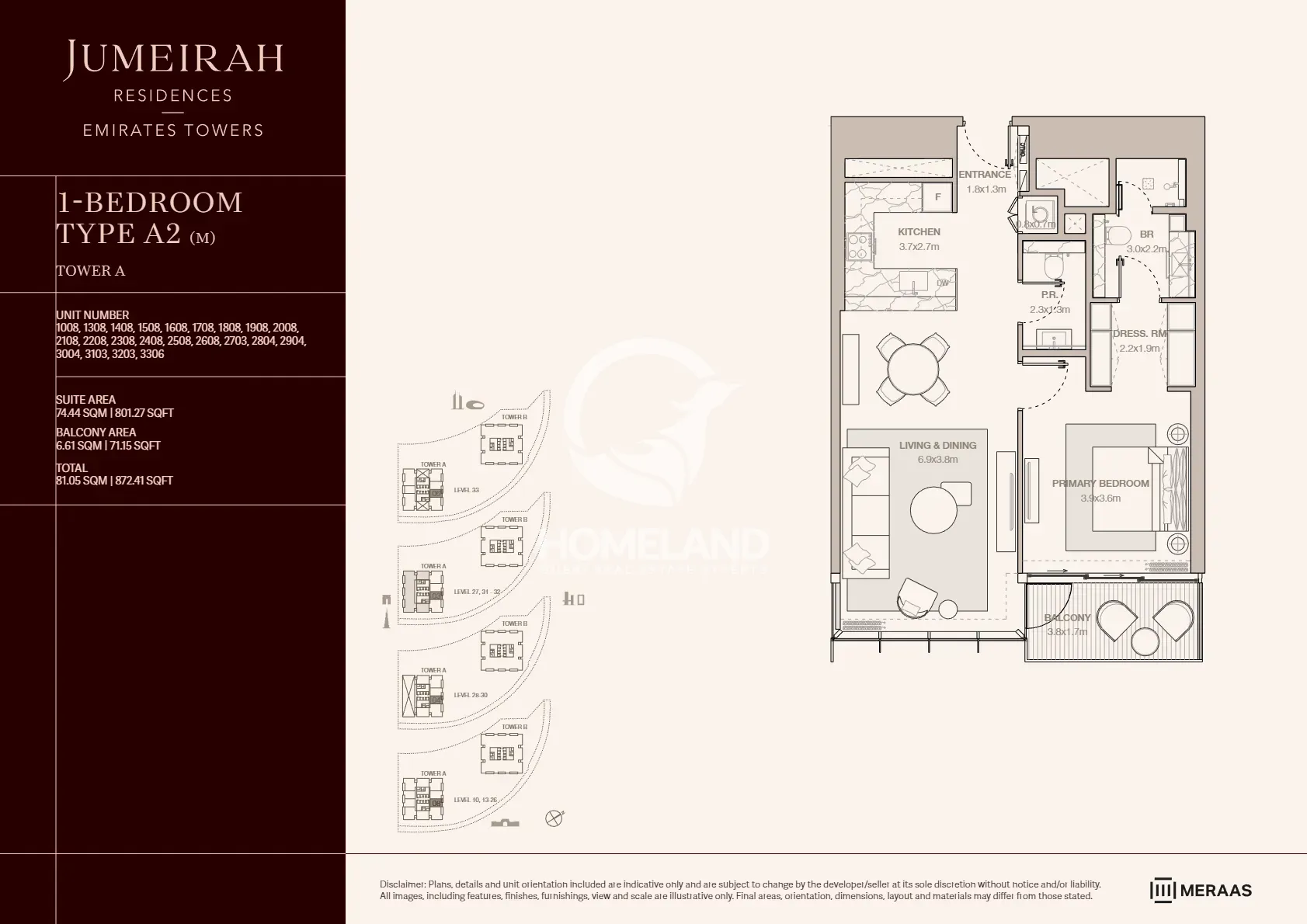 1 BR Type A2